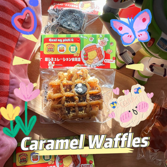 Squishy-Caramel Waffles